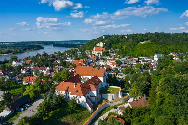 Kazimierz Dolny Polen Luftaufnahme Der Altstadt Kazimierz Dolny Ist Ein — Stockfoto