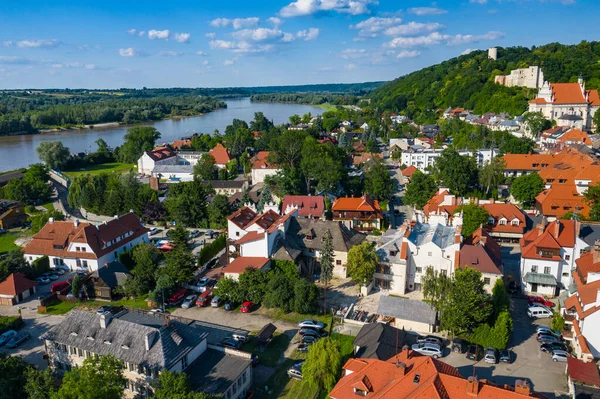 Kazimierz Dolny Polen Luftaufnahme Der Altstadt Kazimierz Dolny Ist Ein — Stockfoto