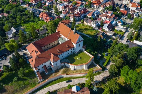 Kazimierz Dolny Polonya Eski Şehir Havadan Görünüşü Kazimierz Dolny Polonya — Stok fotoğraf