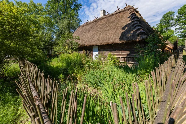 Villaggio Tradizionale Polonia Museo All Aperto Case Legno Architettura Popolare — Foto Stock