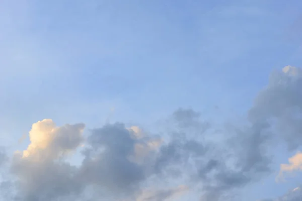 Céu Azul Com Nuvem Branca Natureza Paisagem Fundo — Fotografia de Stock