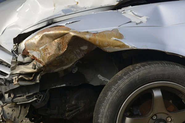 Chiang Mai Thailand September 2020 Dirty Wreck Cars Car Cemetery — Stock Photo, Image