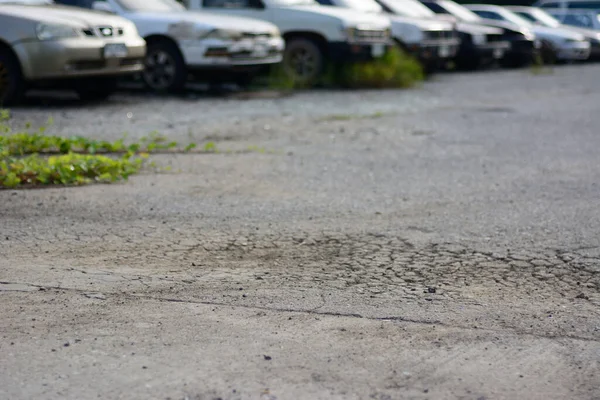 Chiang Mai Tailandia Septiembre 2020 Coches Sucios Destrozados Cementerio Coches — Foto de Stock