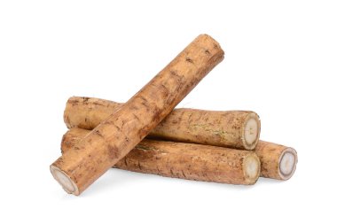 dulavratotu kökü veya beyaz arka plan üzerinde izole kobo