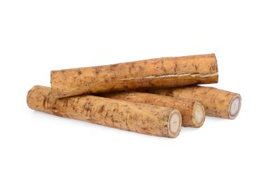 dulavratotu kökü veya beyaz arka plan üzerinde izole kobo