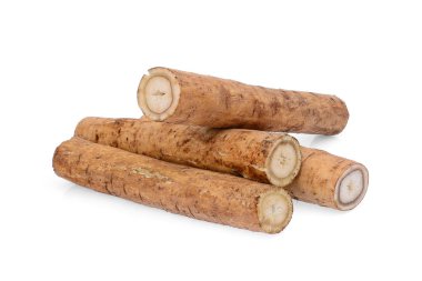 dulavratotu kökü veya beyaz arka plan üzerinde izole kobo