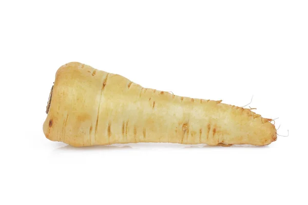 Warzywa Korzeniowe Pasternak Jeden Białym Tle — Zdjęcie stockowe