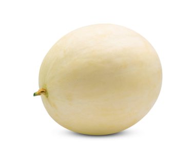 whole honeydew melon(sunlady) isolated on white background clipart