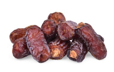Beyaz arka plan üzerinde izole kurutulmuş piarom tarihi meyve yığını