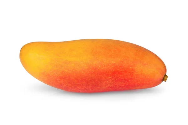 Ripe mango geïsoleerd op witte achtergrond — Stockfoto