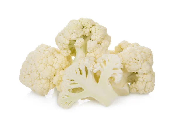 Fresh cauliflower vegetable isolated on white background — Stock Photo, Image