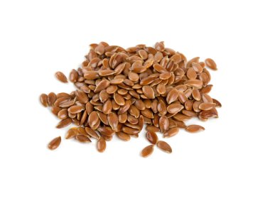 beyaz izole keten tohumu