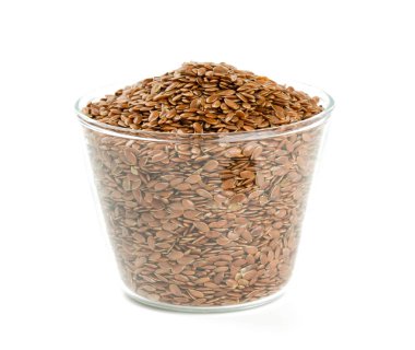 beyaz izole keten tohumu