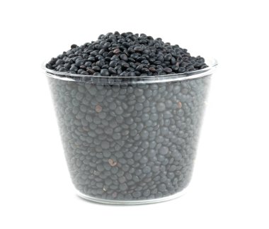 siyah mercimek beyaz izole