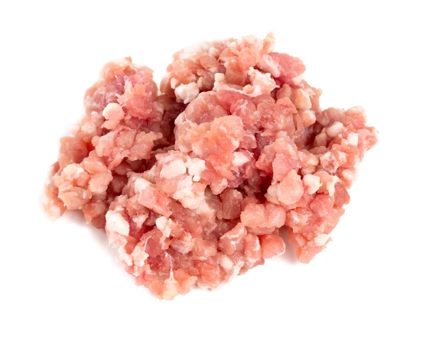 Minced Meat Isolated White — Stock Photo, Image