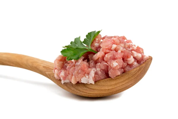 Minced Meat Isolated White — Stock Photo, Image