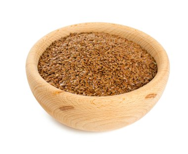 beyaz izole keten tohumu