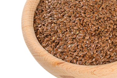 beyaz izole keten tohumu