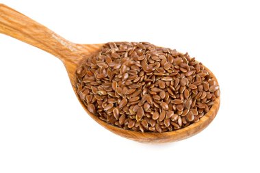 beyaz izole keten tohumu