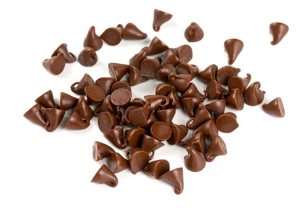 Gouttes Chocolat Appétissantes Pour Préparer Des Confiseries Chocolat — Photo