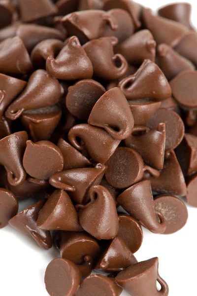 Aptitretande Choklad Droppar För Att Förbereda Choklad Konfektyr — Stockfoto