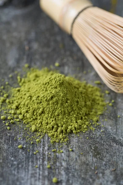 Matcha yeşil çay portre