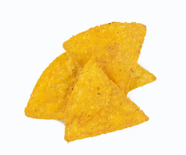 Appetizing Crocante Tortilla Chips Fundo — Fotografia de Stock