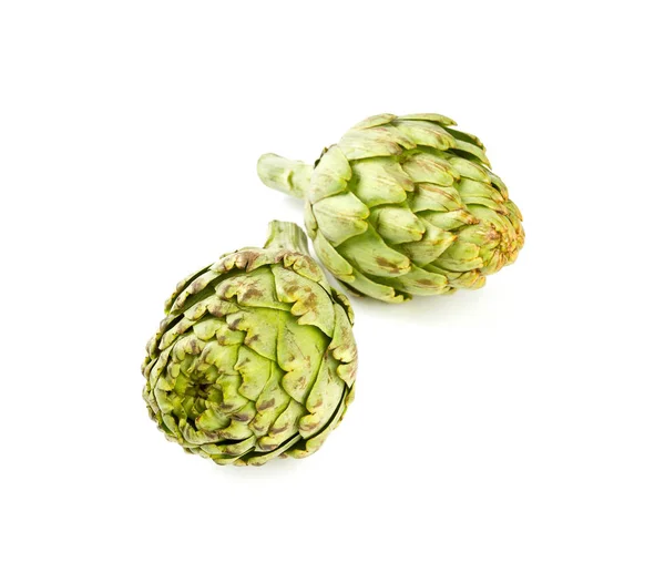 Artichokes Isolated White — Stock Photo, Image