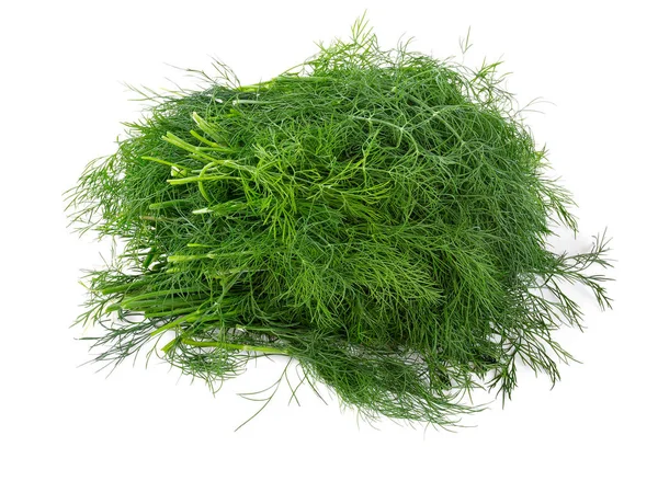 Heap Dill Isolated White — Stock Photo, Image