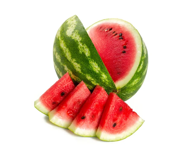 Wassermelone Auf Tisch Nahaufnahme — Stockfoto