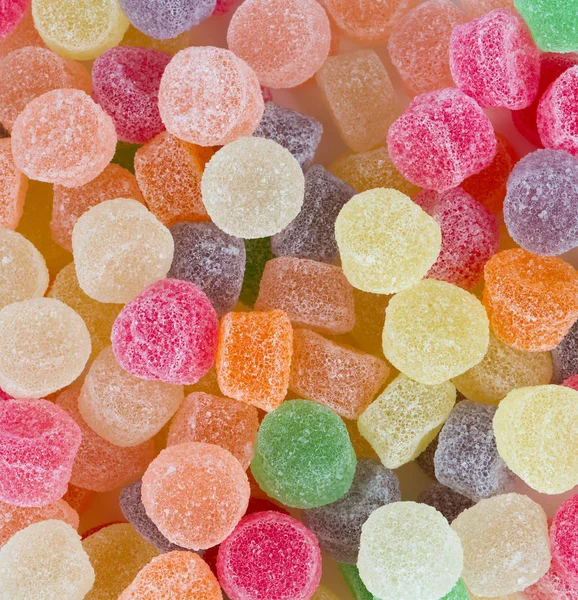 Cukierki Kolorowe Galaretki Zbliżenie — Zdjęcie stockowe