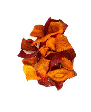 Sebze (havuç, kırmızı pancar) cips