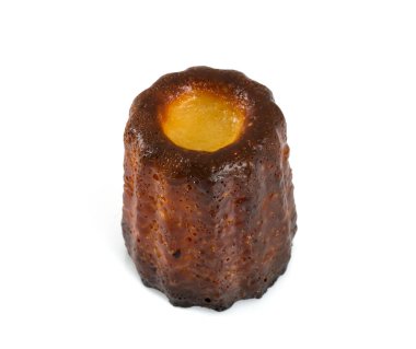 Beyaz bckground canele tatlı