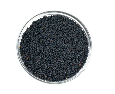 siyah mercimek beyaz izole