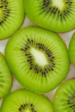 Kivi dilimleri dokulu arka plan