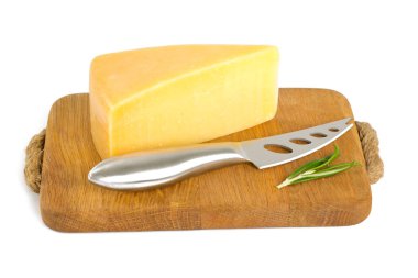 beyaz izole parmesan peyniri