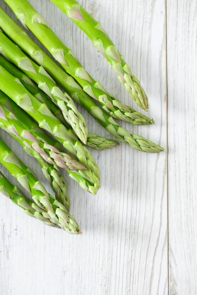 Asparagi Superficie Legno — Foto Stock