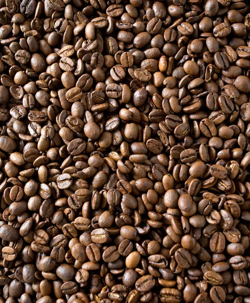 咖啡豆质地背景 — 图库照片