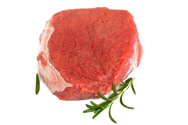 新鮮な牛肉は 白で隔離 — ストック写真