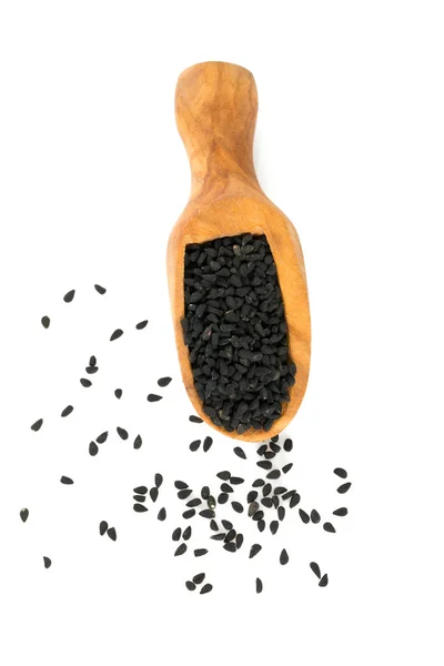 Black Cumin Isolated White Background — Stock Photo, Image