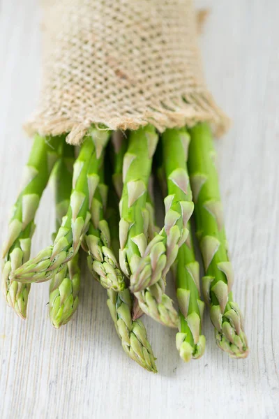 Asparagus Wooden Surface — Stock Photo, Image