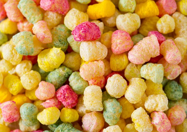 Kleurrijke Crunch Maïs Snackes — Stockfoto