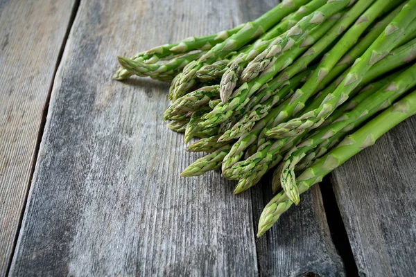Asparagus Wooden Surface — Stock Photo, Image