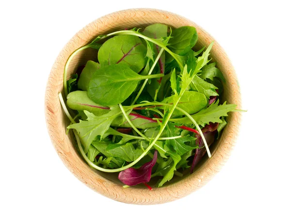 Mezcla Ensalada Lechuga Tazón — Foto de Stock