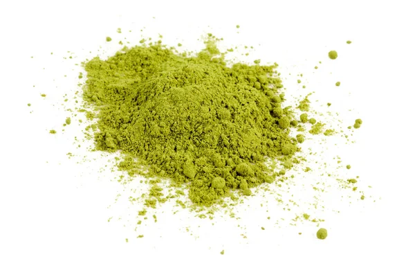 Színes Zöld Matcha Tea Por — Stock Fotó