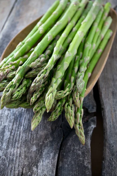 Asparagus Wooden Surface — Stock Photo, Image