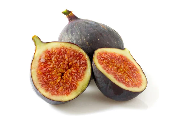 Figs Isolated White — Stock Photo, Image