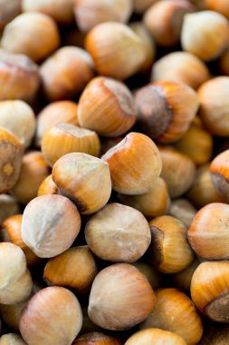 fındık ve sonbahar yaprakları