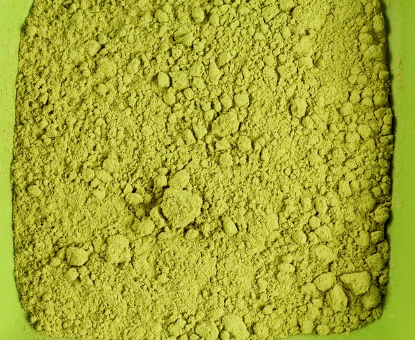 Kolorowe Matcha Zielona Herbata Proszku — Zdjęcie stockowe