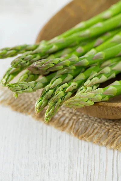 Asparagus Wooden Surface — Stock Photo, Image